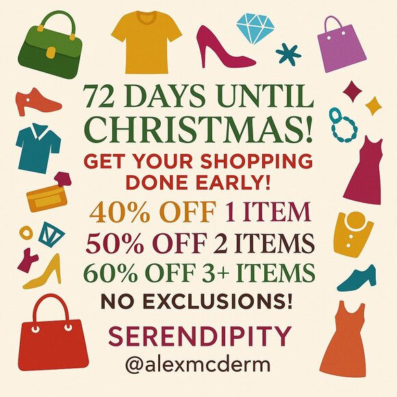 🎄✨ 72 Days Until Christmas! ✨🎄 Buy Early and Save Big! - Picture 1 of 1